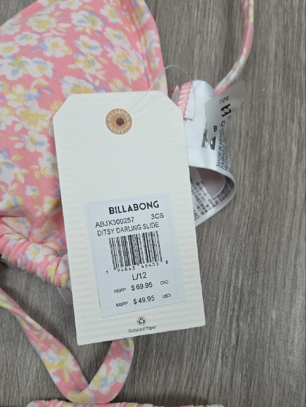 Billabong three piece